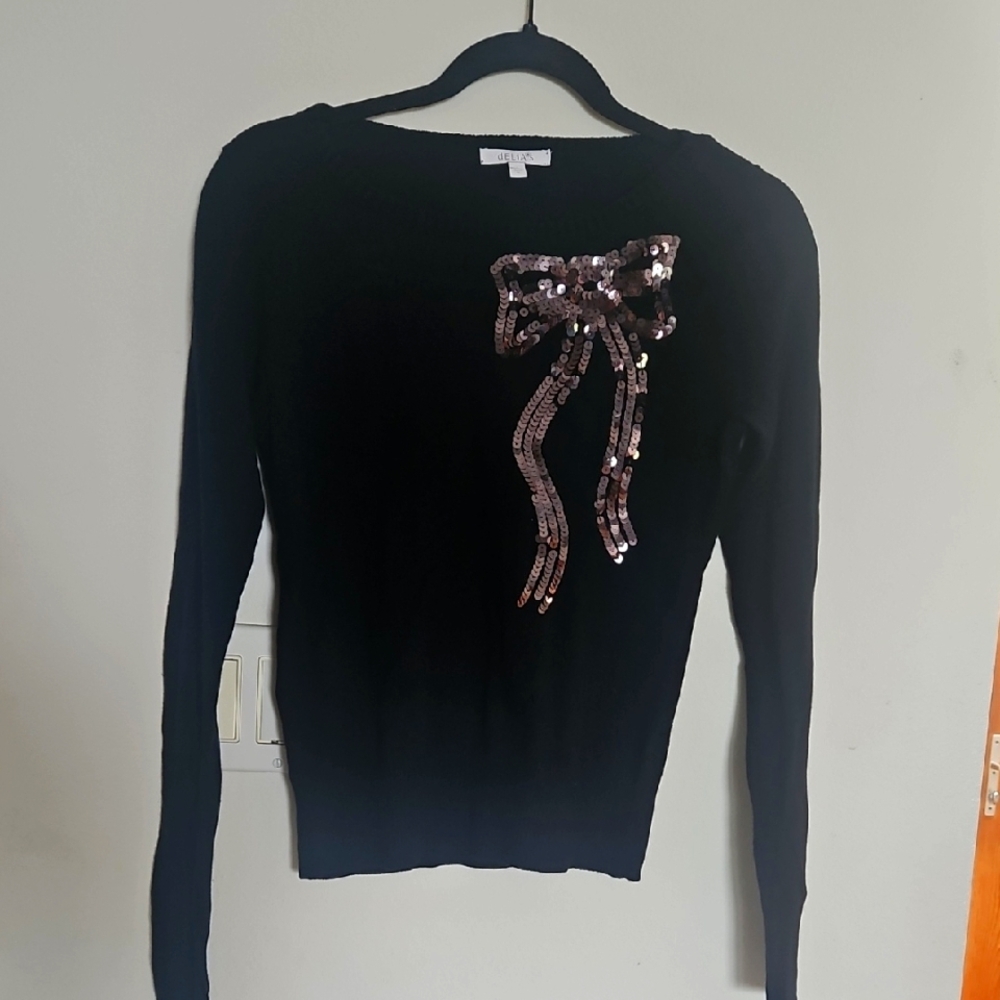 dELiA*s Black Knit Top